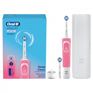 Serie Pro Oral-B Vitality Limited Rechargeable Bianche Rosa | IT_OB91786