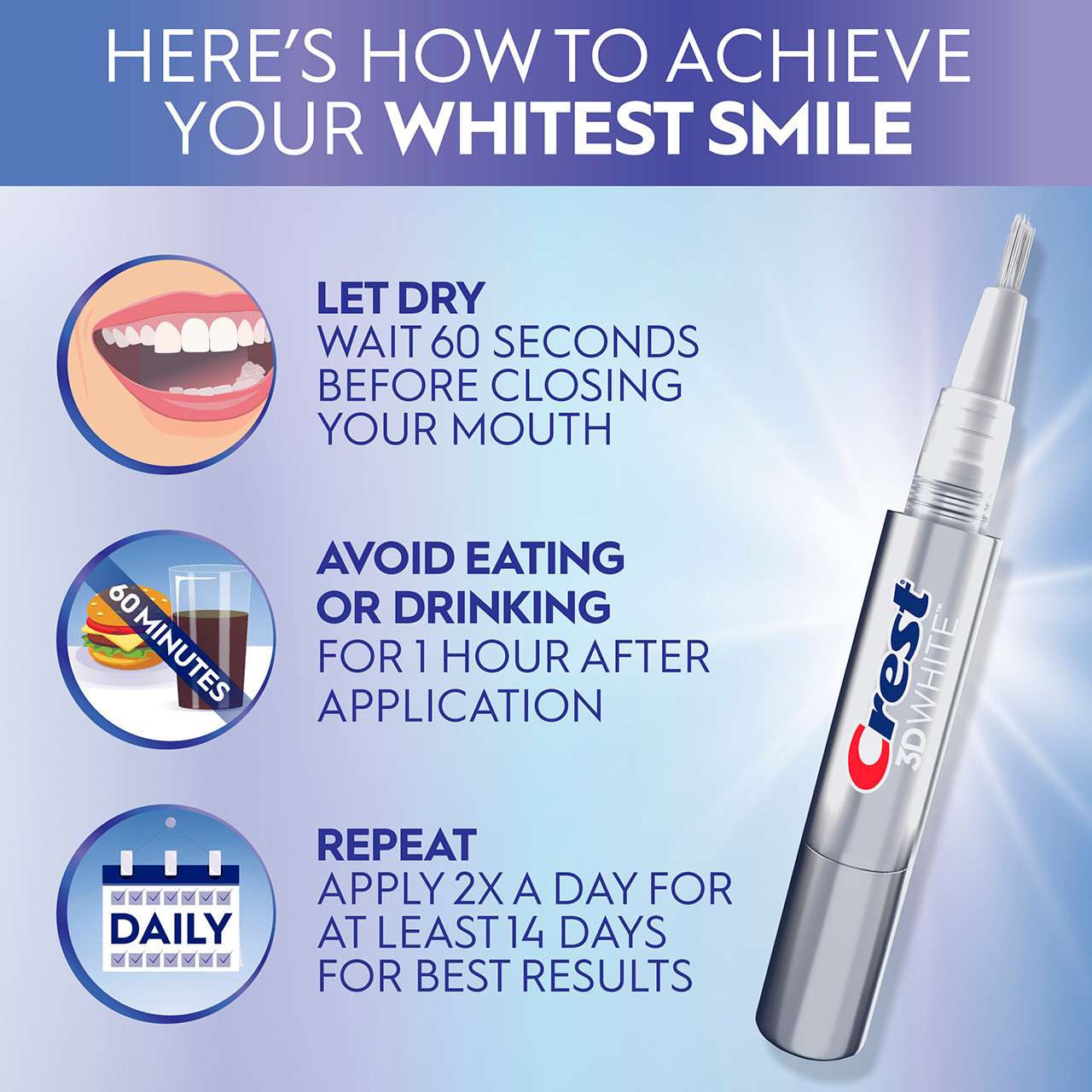 Accessori Oral-B 3DWhite Teeth Whitening Pen Grigie | IT_OB50744