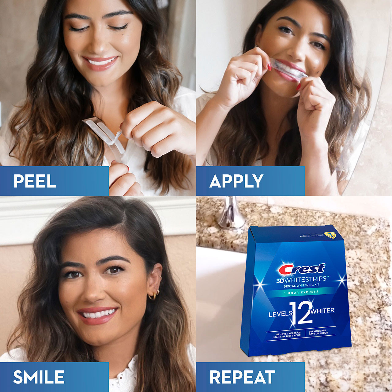 Accessori Oral-B 3DWhitestrips 1 Hour Express Blu | IT_OB81190