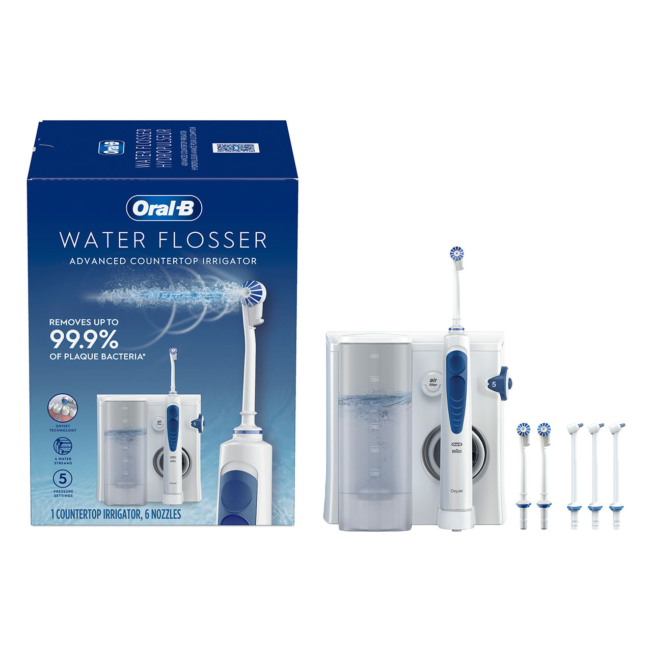 Accessori Oral-B Water Flosser Advanced Countertop Irrigator Bianche | IT_OB67313