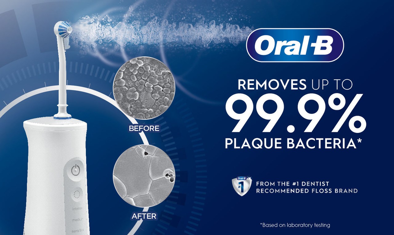 Accessori Oral-B Water Flosser Advanced, Portable Oral Irrigator Handle Bianche | IT_OB61159