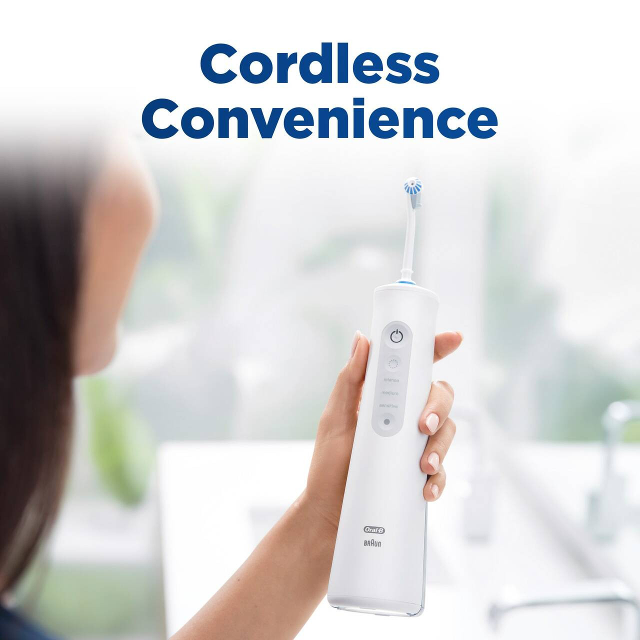 Accessori Oral-B Water Flosser Advanced, Portable Oral Irrigator Handle Bianche | IT_OB61159