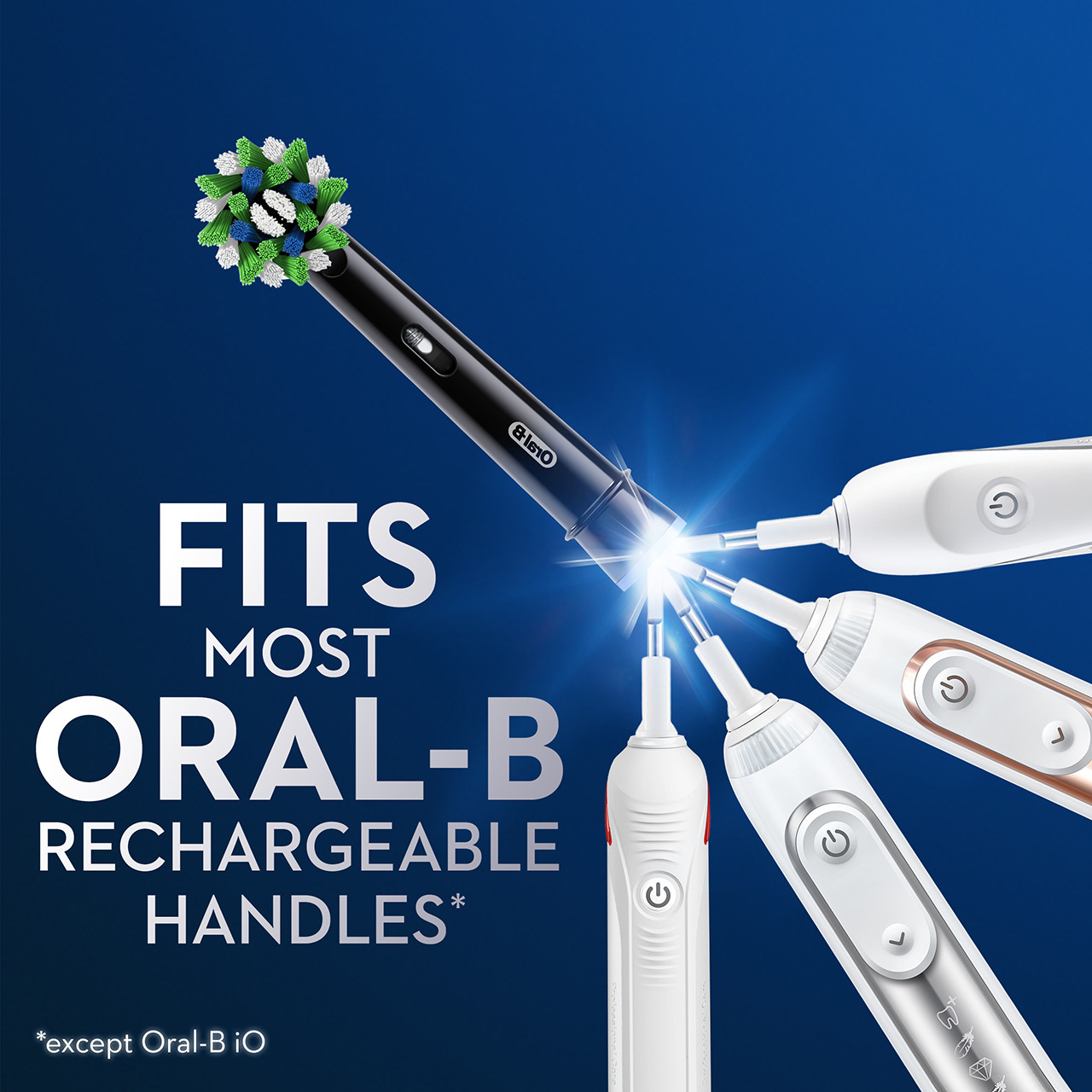 Altre Testine Oral-B CrossAction Nere | IT_OB74645