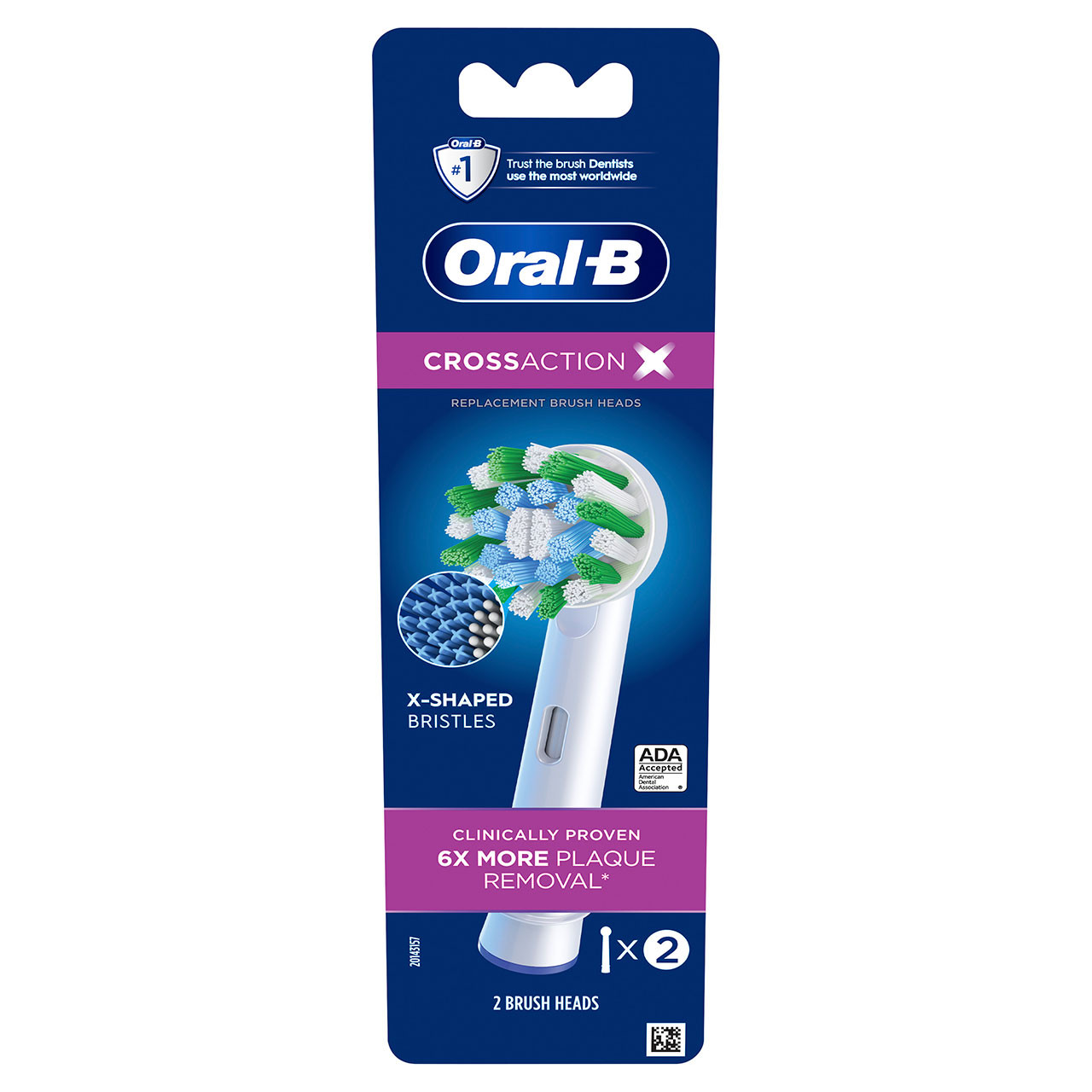 Altre Testine Oral-B CrossAction X-Filament Bianche | IT_OB93360