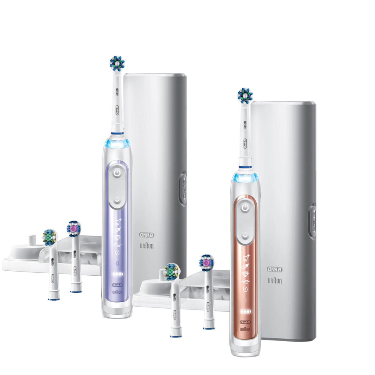 Serie Genius Oral-B Genius 7500 Rechargeable Viola Rosa Oro | IT_OB37776