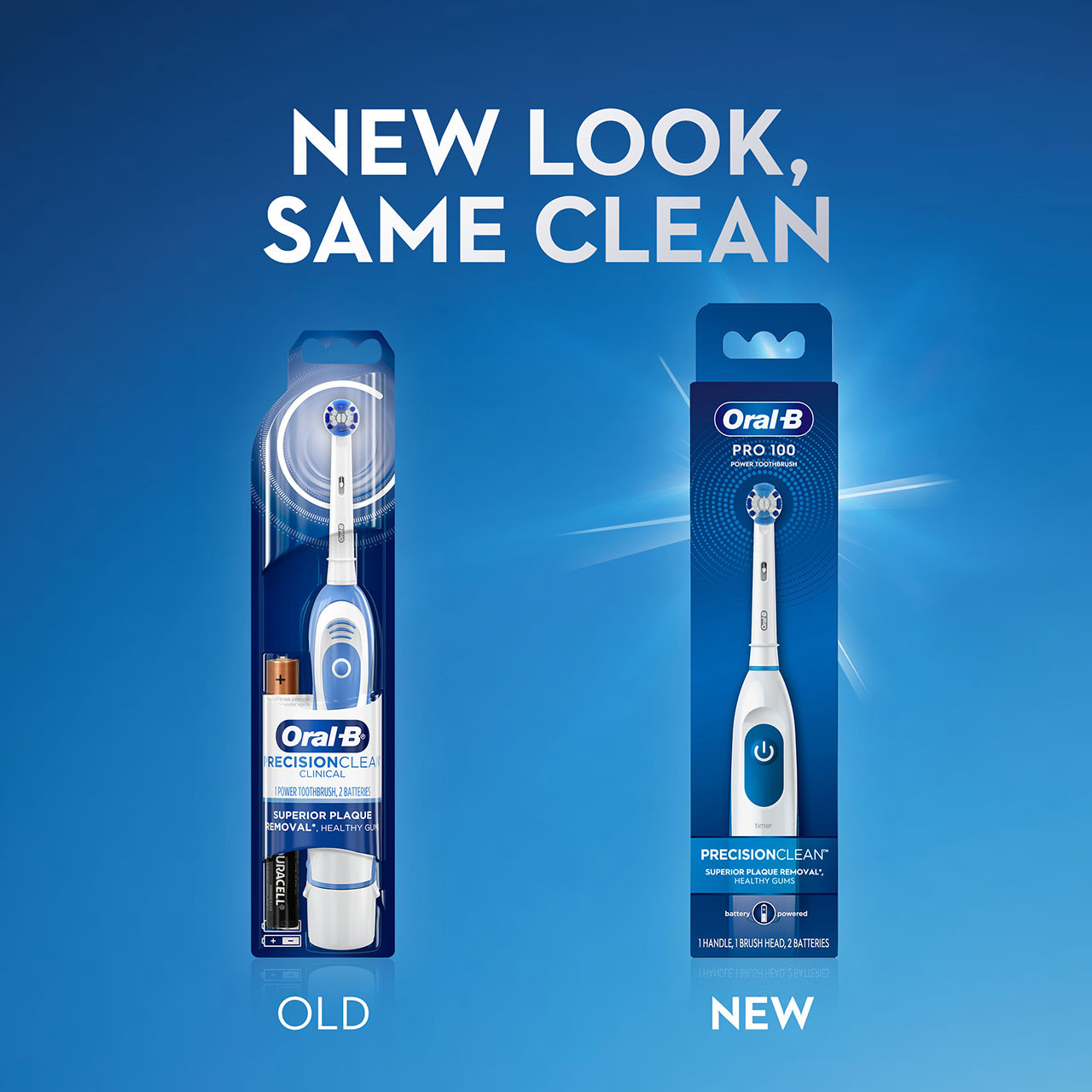 Serie Pro Oral-B Pro 100 Precision Clean Bianche Blu | IT_OB62671