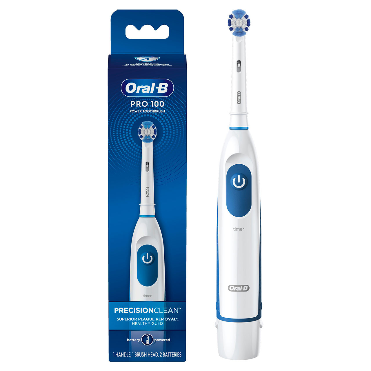 Serie Pro Oral-B Pro 100 Precision Clean Bianche Blu | IT_OB62671