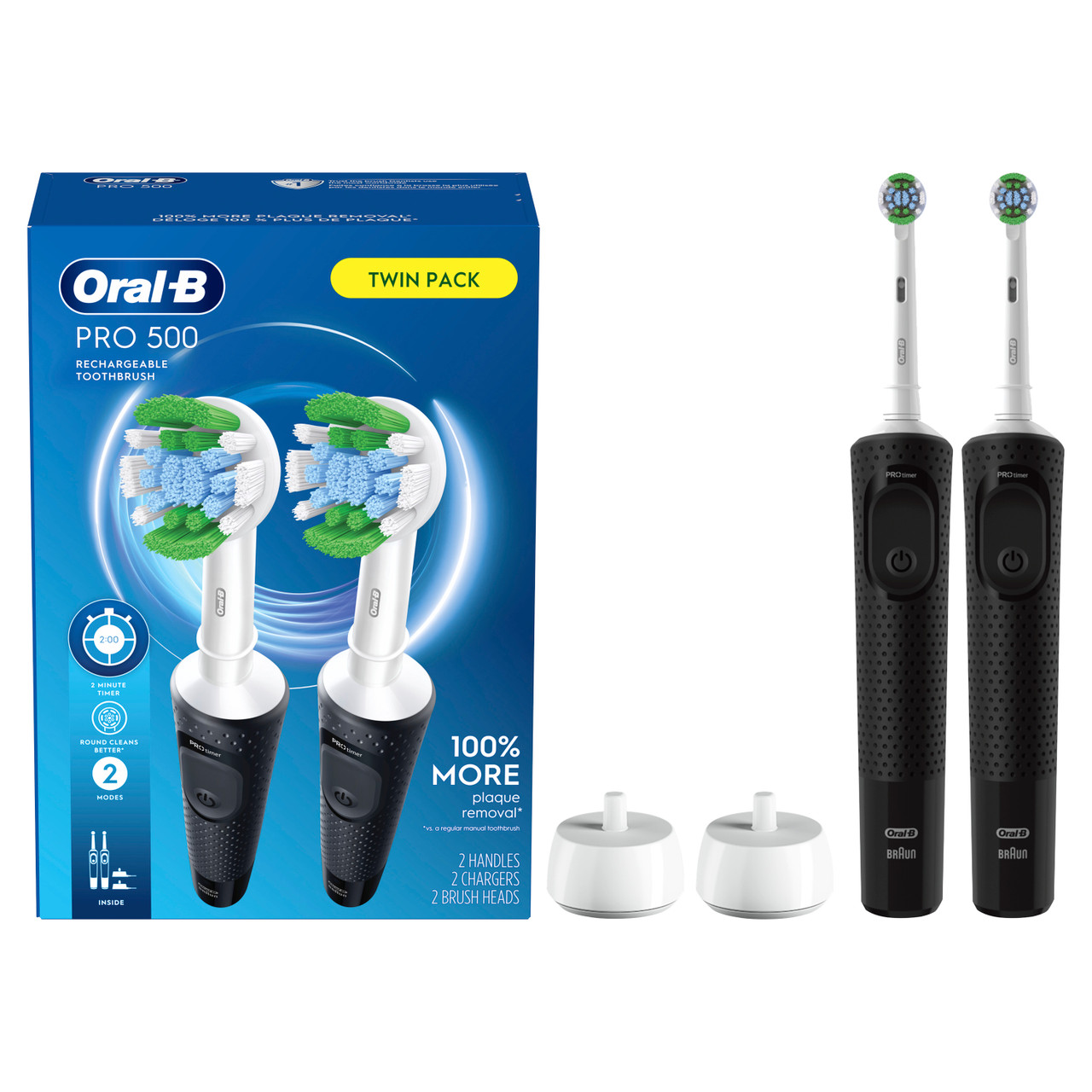 Serie Pro Oral-B Pro 500 Rechargeable Nere | IT_OB39108