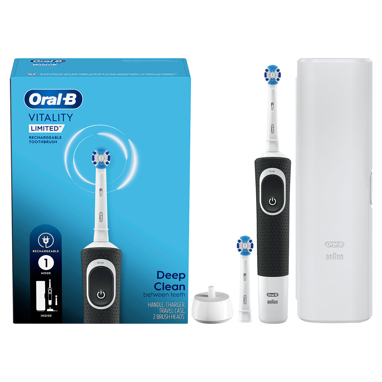 Serie Pro Oral-B Vitality Limited Rechargeable Bianche Nere | IT_OB65777