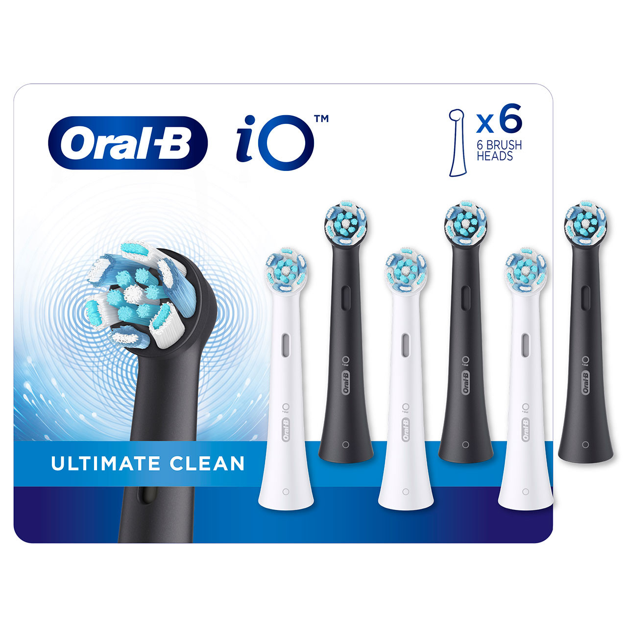 Testine iO Oral-B iO Ultimate Clean Bianche Nere | IT_OB38996