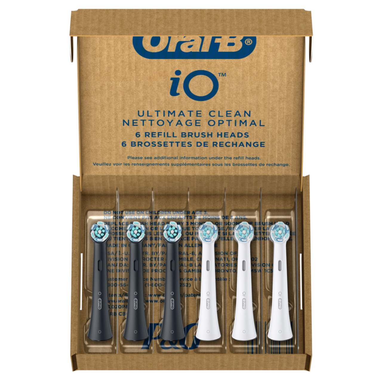 Testine iO Oral-B iO Ultimate Clean Bianche Nere | IT_OB38996